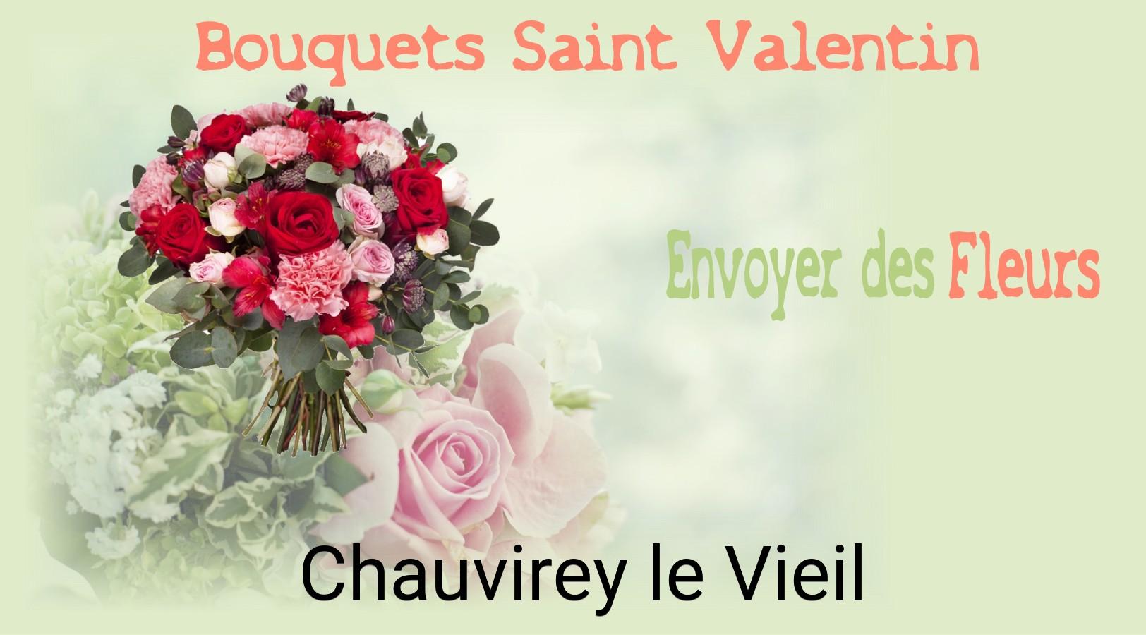 Roses de Saint-Valentin livrées à Chauvirey-le-Vieil
